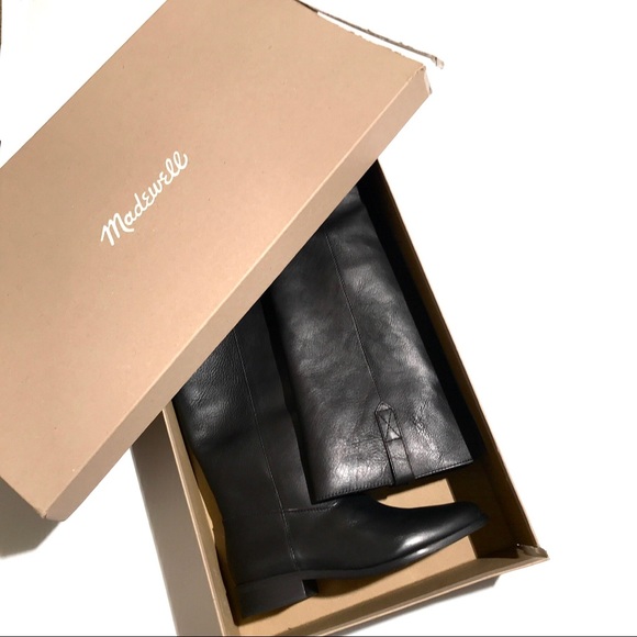 Madewell | NWT black Allie knee high riding boots - Picture 3 of 8